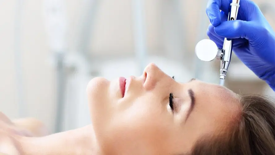 Ossigenoterapia viso estetica trattamento
